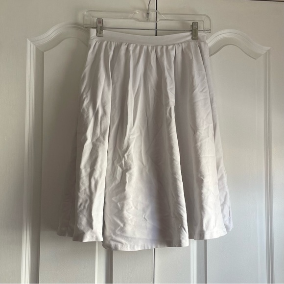 Teela Girls White Knee Length Flowy Skirt Size 16 - Picture 3 of 9